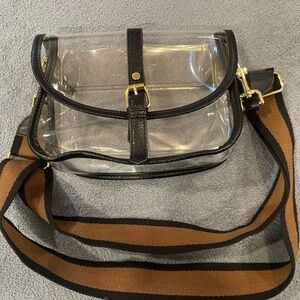 Clear crossbody purse for concerts and school games